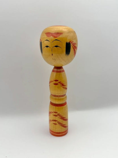 K18043 - Traditional Yajirō Kokeshi by Naoki Sato 佐藤直樹