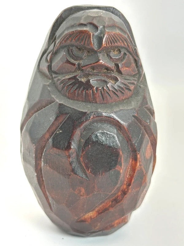 FT62 - Carving Folktoy Wooden Daruma