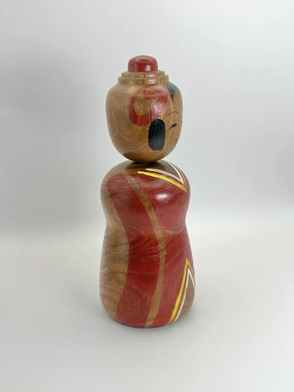 K20071 - Traditional Tsuchiyu kokeshi by Tokunaga Shinichi