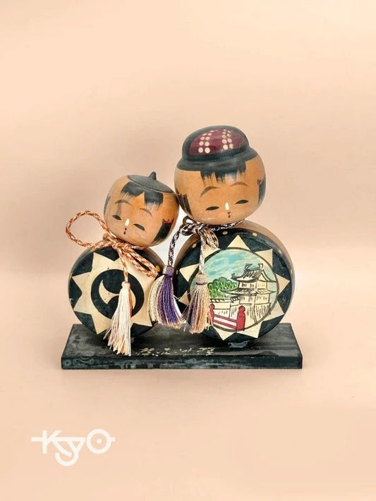 FT81 - Vintage omiyage taiko kokeshi