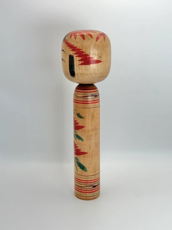 K25018 - Traditional Hijiori kokeshi by Bunkichi Sato
