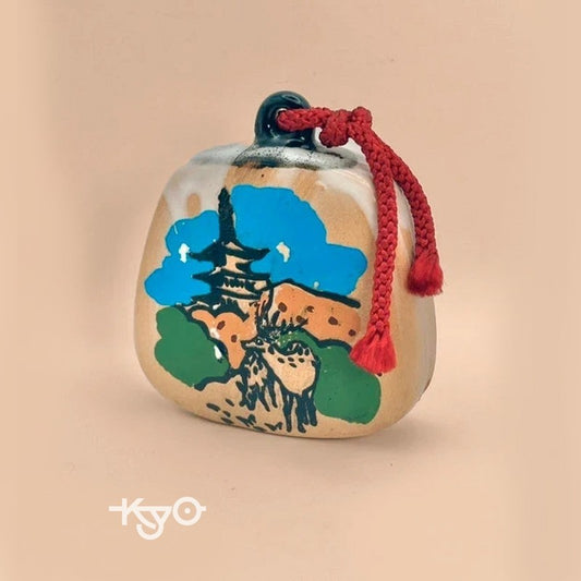CB009 - Japanese Clay bell ornament Dorei  Hōryū-ji Temple 法隆寺