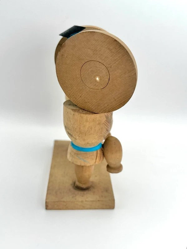 K15045 - Omiyage souvenir kokeshi Tōkaidōchū Hizakurige 東海道中膝栗毛