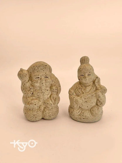 Vintage Japanese clay folk toy