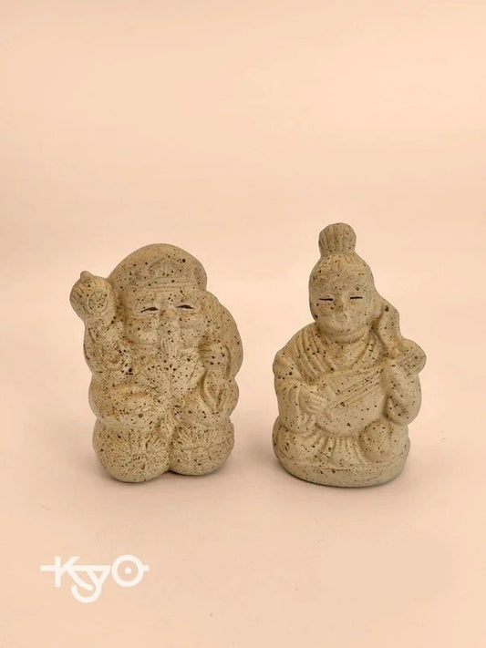 Vintage Japanese clay folk toy