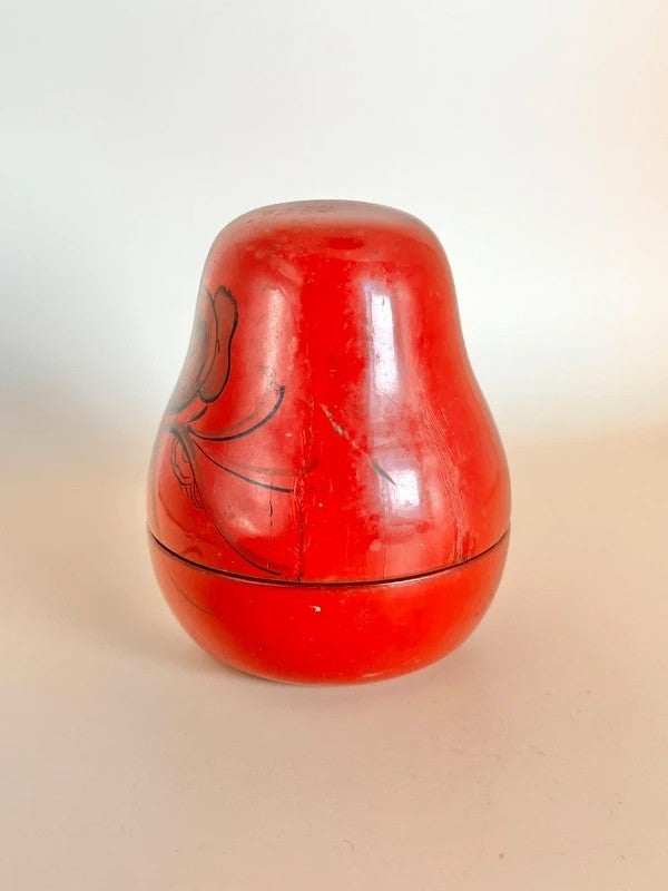 FT192 - Hand-Painted Daruma Lacquerware Set