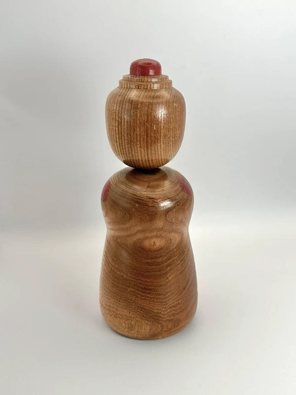 K20071 - Traditional Tsuchiyu kokeshi by Tokunaga Shinichi