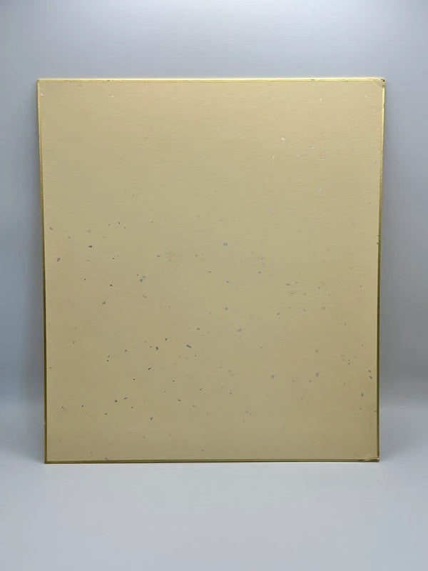 SHP15 - Vintage Chigiri-e Shikishi card  Hina Ningyo 雛人形