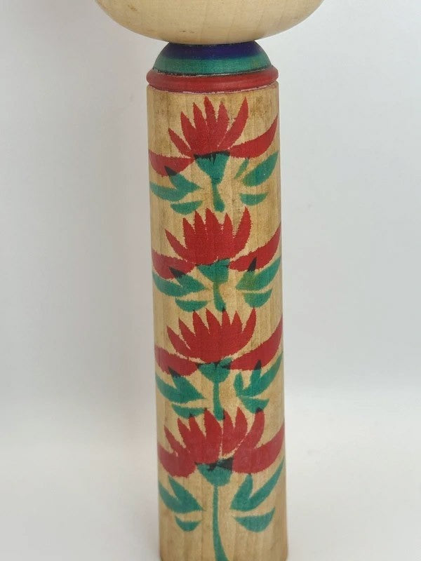 K25017 - Traditional Hijiori kokeshi by Shoichi Sato