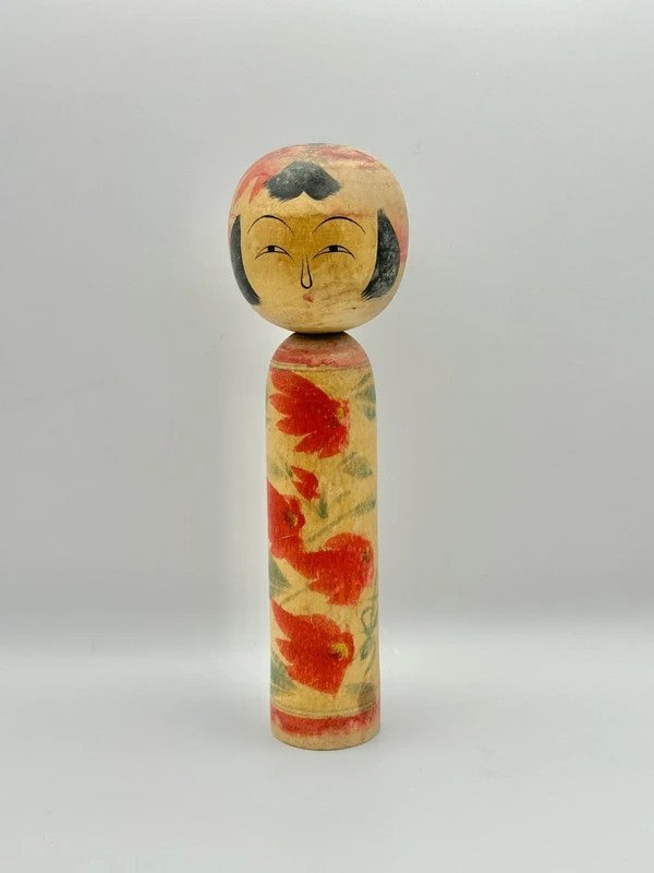 K20056 - Traditional Zao kokeshi by Genkichi Saito 斎藤源吉