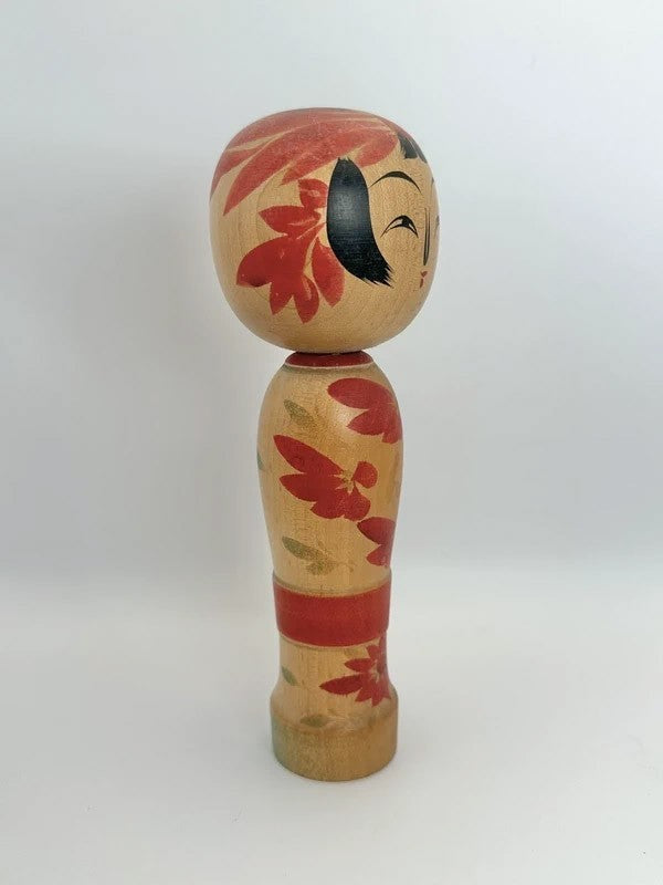 K18067 - Traditional Zao kokeshi by Shoichi Okazaki 岡崎昭一