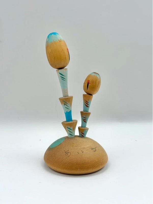 K10035 - Omiyage kokeshi Sprouts Emerging from Soil