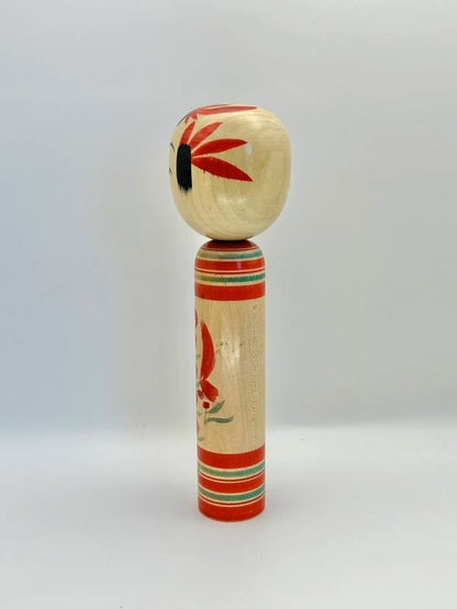 K18052 - Traditional Yamagata kokeshi by Chujiro Kobayashi 小林忠次郎