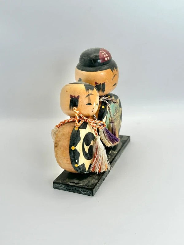 FT81 - Vintage omiyage taiko kokeshi