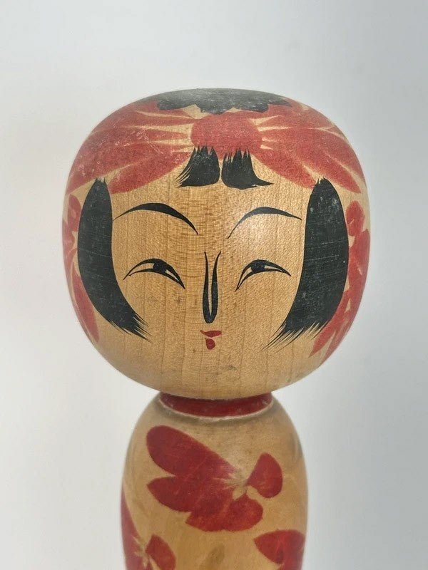 K18067 - Traditional Zao kokeshi by Shoichi Okazaki 岡崎昭一