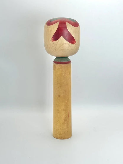 K25015 - Traditional Hijiori kokeshi by Shoichi Sato 佐藤昭一