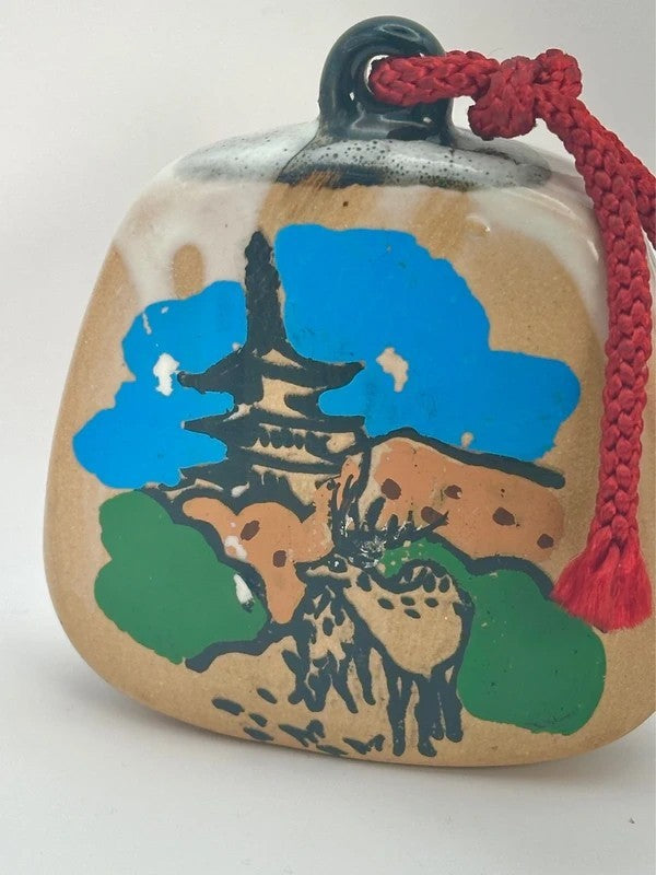 CB009 - Japanese Clay bell ornament Dorei  Hōryū-ji Temple 法隆寺