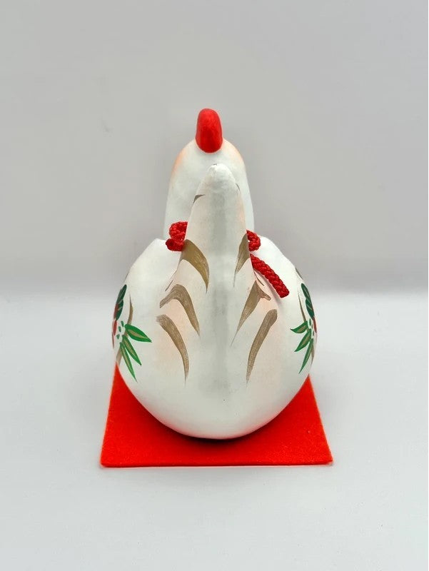 FT35 - Folk toy Paper Mache Chicken 干支張子（酉）