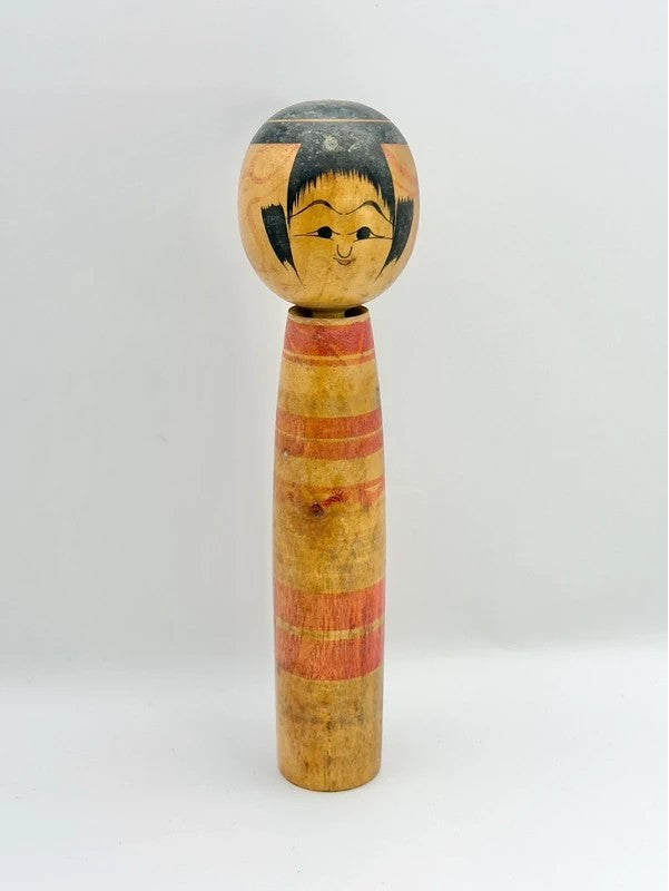 K20060 - Traditional Tsuchiyu Kokeshi by Kyuya Sato 佐藤久弥