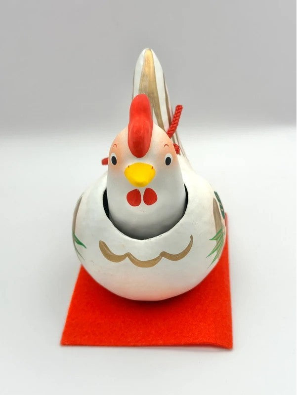 FT35 - Folk toy Paper Mache Chicken 干支張子（酉）