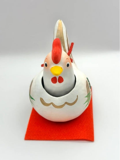 FT35 - Folk toy Paper Mache Chicken 干支張子（酉）