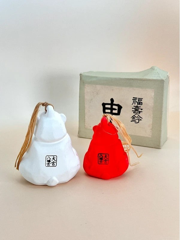 CB064 - Dorei Clay bell from Ōmiya Hachiman Shrine 大宮八幡宮
