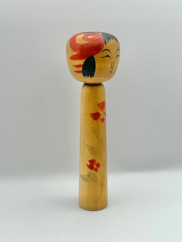 K18061 - Traditional Tsuchiyu kokeshi by Yutaka Inage 稲毛豊