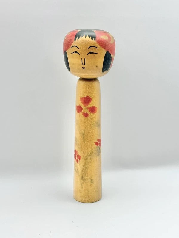 K18061 - Traditional Tsuchiyu kokeshi by Yutaka Inage 稲毛豊