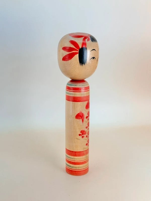 K18105 - Traditional Yamagata kokeshi by Chujiro Kobayashi