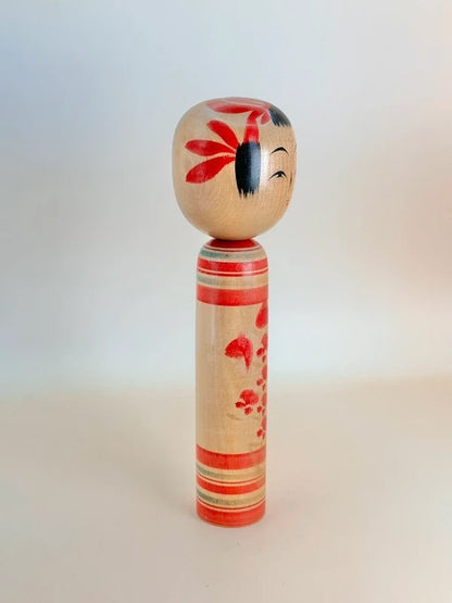 K18105 - Traditional Yamagata kokeshi by Chujiro Kobayashi