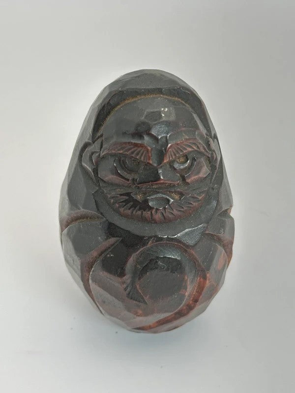 FT62 - Carving Folktoy Wooden Daruma