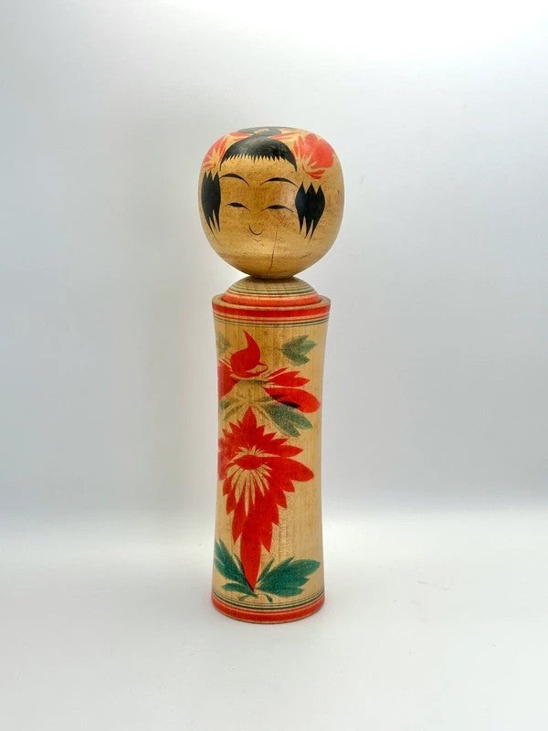 K25007 - Traditional Naruko kokeshi by Jinji Okazaki