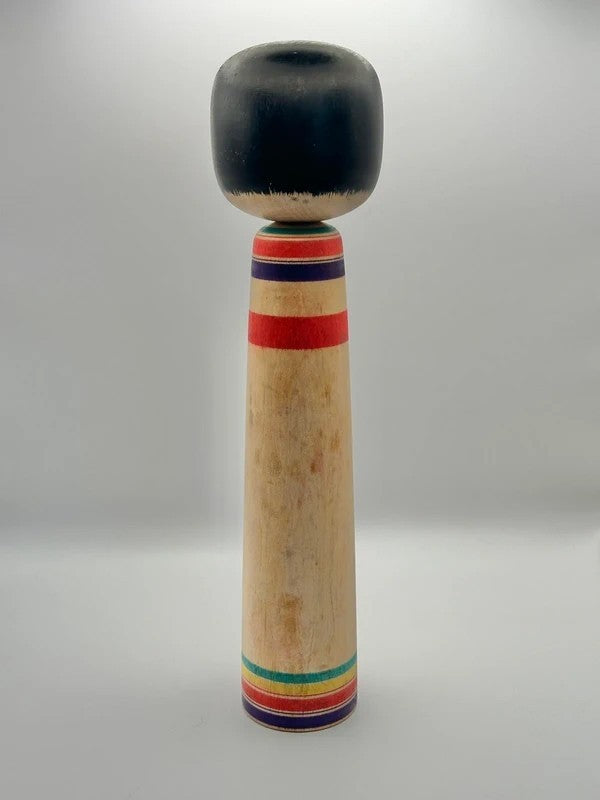 K30005 - Traditional Tsugaru kokeshi by Tatsuo Hasegawa 長谷川辰雄