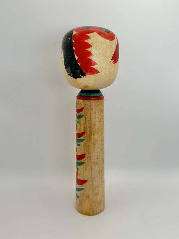 K25017 - Traditional Hijiori kokeshi by Shoichi Sato
