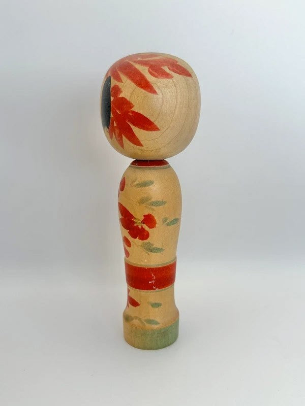 K18067 - Traditional Zao kokeshi by Shoichi Okazaki 岡崎昭一