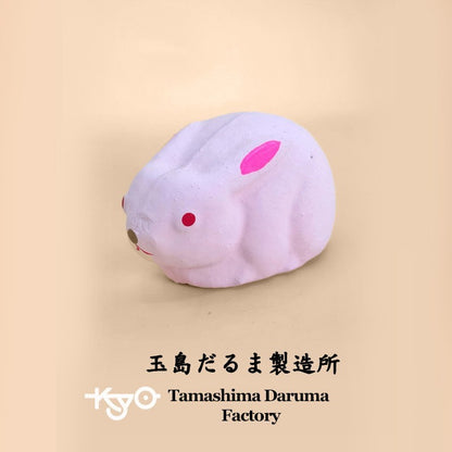 FT189 - Rabbit craft Tamashima Daruma Factory Kurashiki 玉島だるま製造所