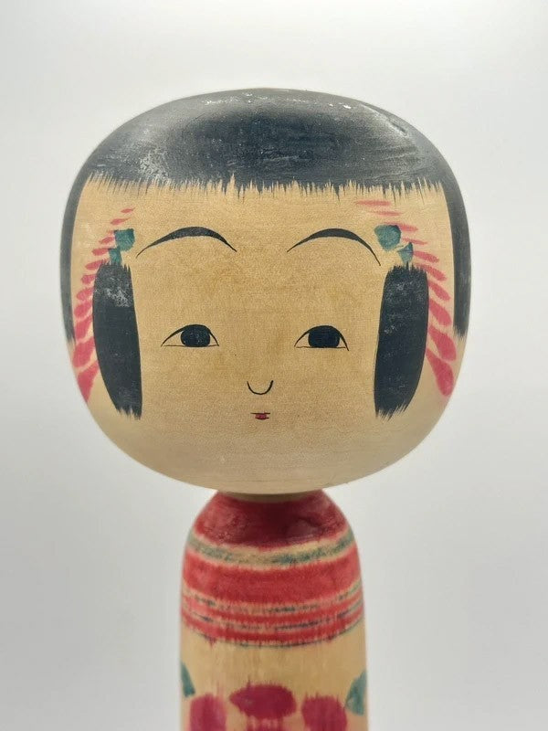 K30002 - Traditional Yajiro kokeshi by Tsuta Mamoru 蔦衛