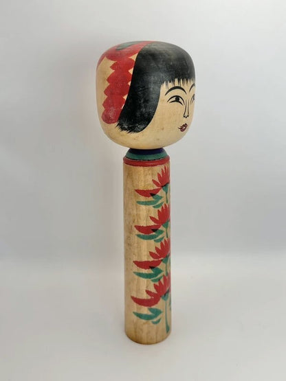 K25017 - Traditional Hijiori kokeshi by Shoichi Sato