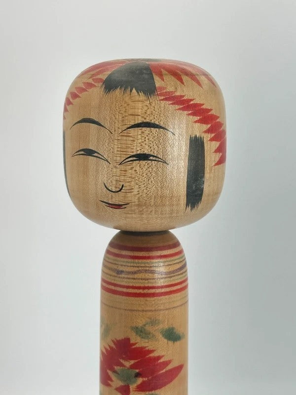 K25018 - Traditional Hijiori kokeshi by Bunkichi Sato