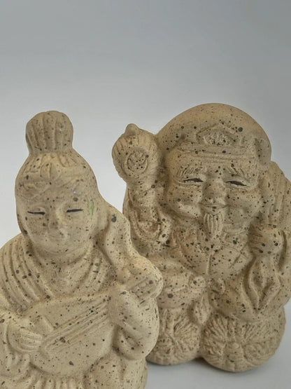 Vintage Japanese clay folk toy