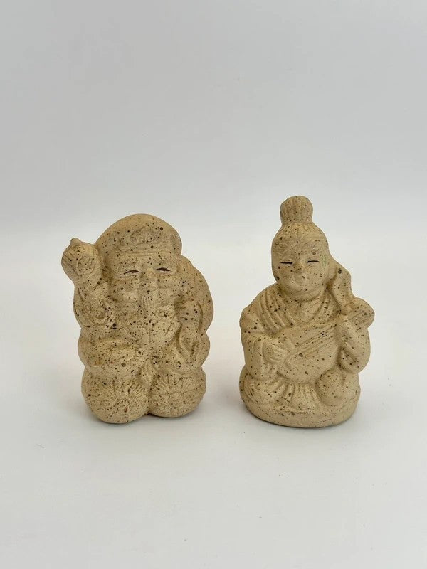 Vintage Japanese clay folk toy