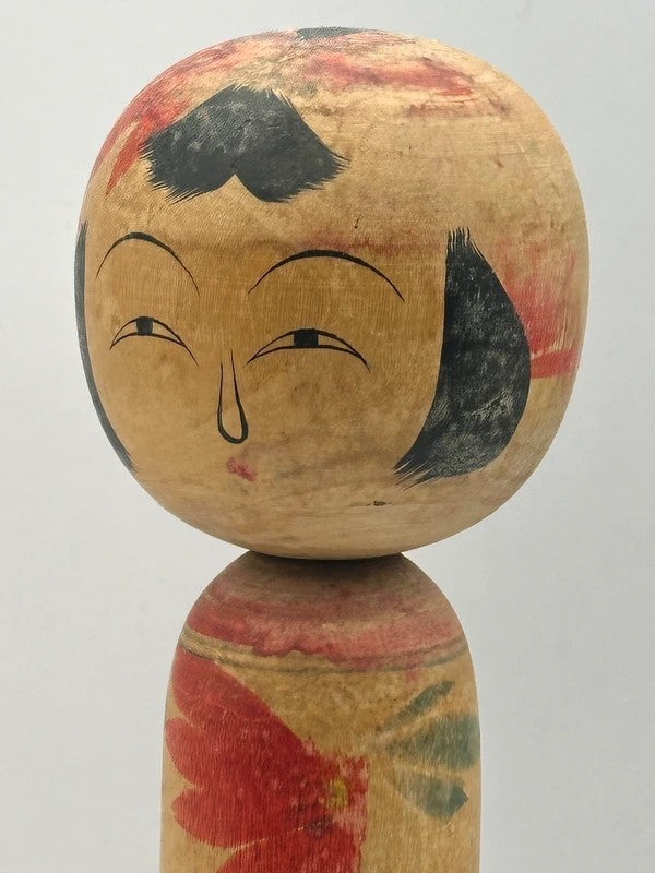 K20056 - Traditional Zao kokeshi by Genkichi Saito 斎藤源吉