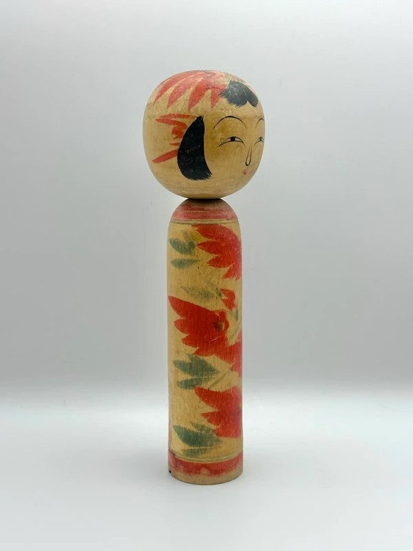 K20056 - Traditional Zao kokeshi by Genkichi Saito 斎藤源吉