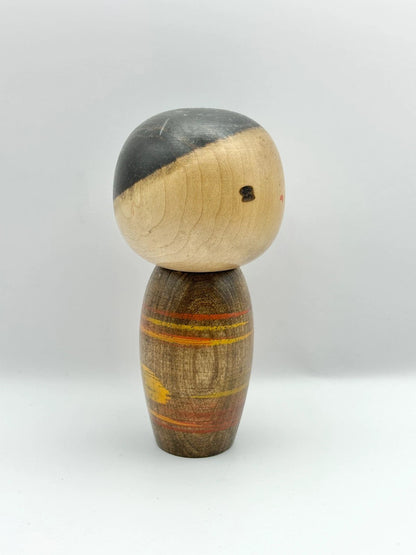 K15019 - Sosaku Kokeshi By Sanpei Yamanaka 山中三平