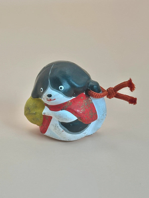 CB018 - Clay Bell Ornament Dorei Fuku-Inu 福犬