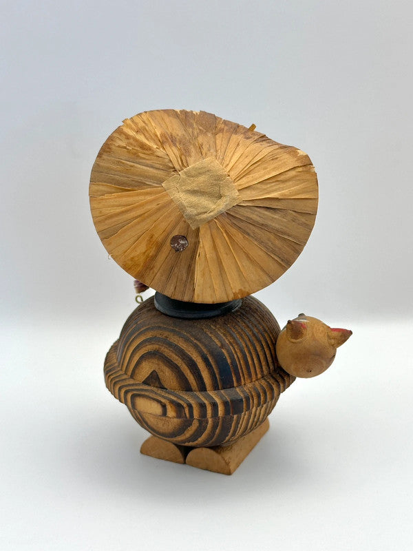 FT13 - Tanuki raccoon wooden doll