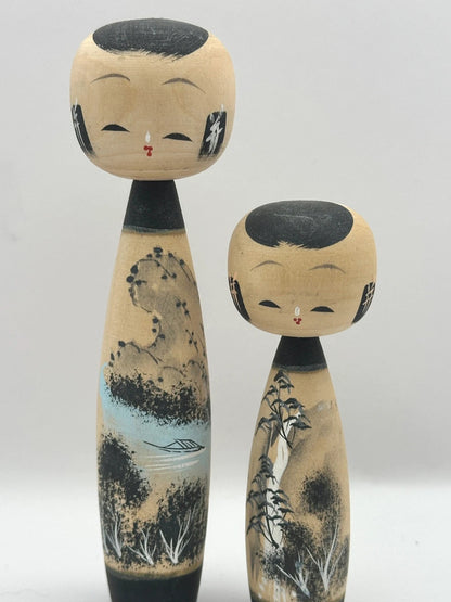 K15038 - Onsen souvenir kokeshi doll Japan