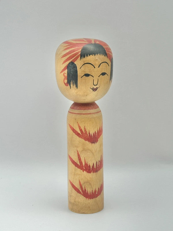 Kokeshi traditionnel Hijiori par Okuyama Koji