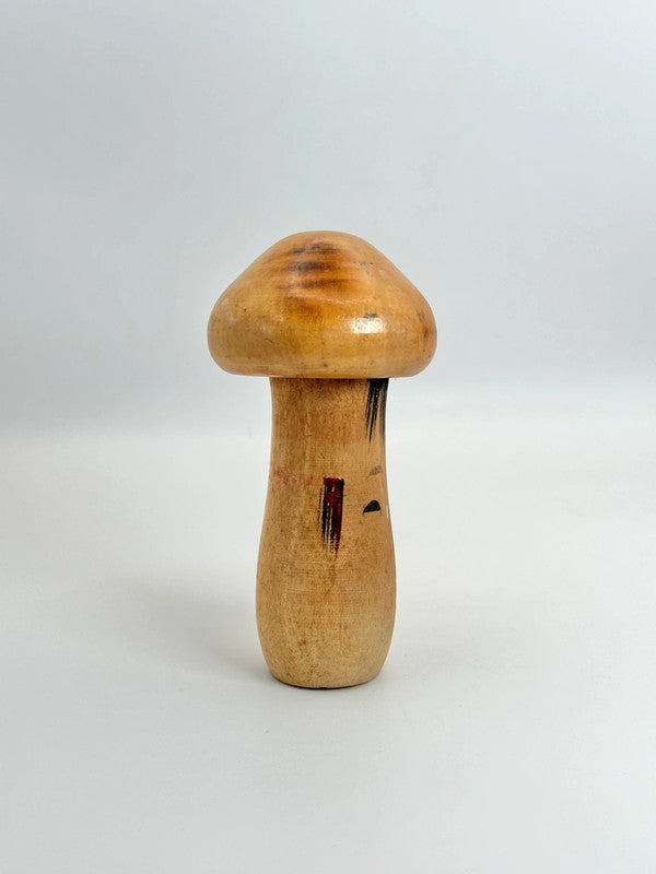 Poupée kokeshi champignon vintage