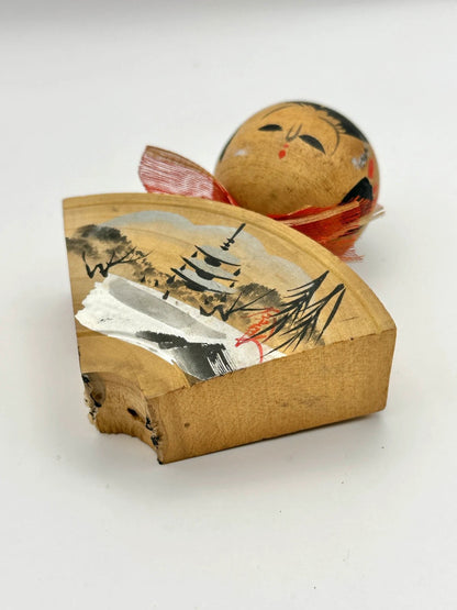 Poupée kokeshi japonaise vintage